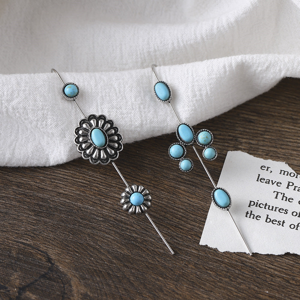 Wholesale Bohemian ethnic turquoise earrings